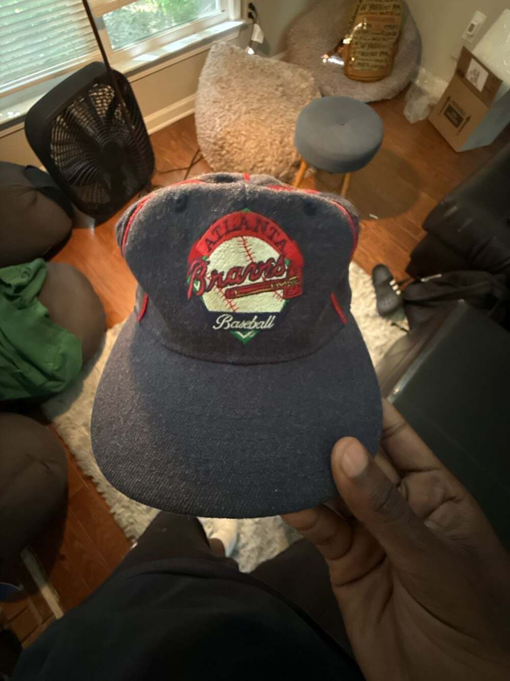 Vintage Atlanta Braves MLB The Game Snapback Hat